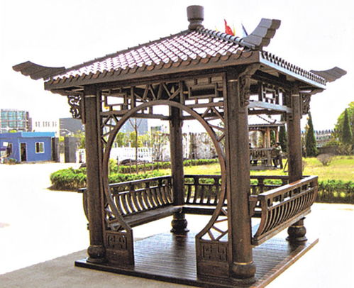 安徽防腐木凉亭 庭院防腐木凉亭 合肥旺发木业